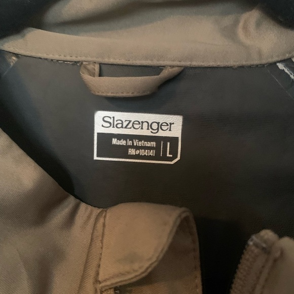 Slazenger - short sleeve golf men’s pull-over windbreaker jacket size large - Picture 2 of 3